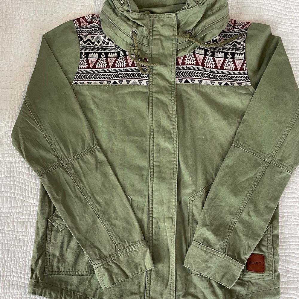 Army roxy Jacket detachable hood